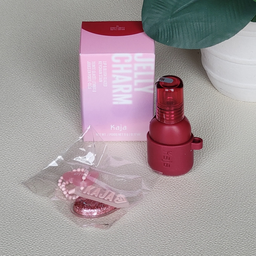 Kaja Jelly Charm Lip Tint & Blush- Cherry Spritz
